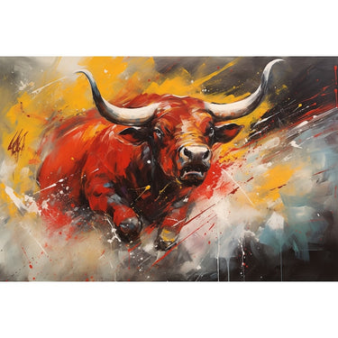 Taureau Rouge Tableau